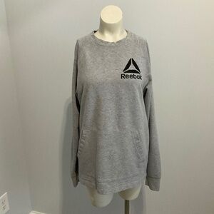 Gray Reebok top,small.Activewear.